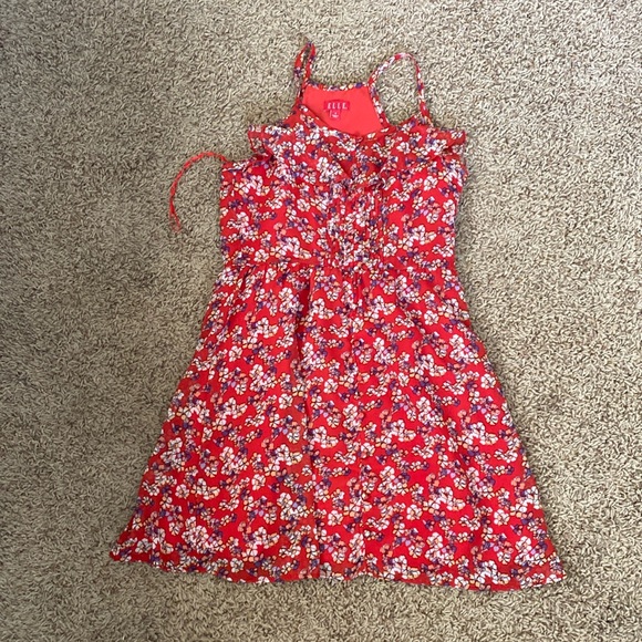 elle red dress ELLE Dress Red and Black Size 4